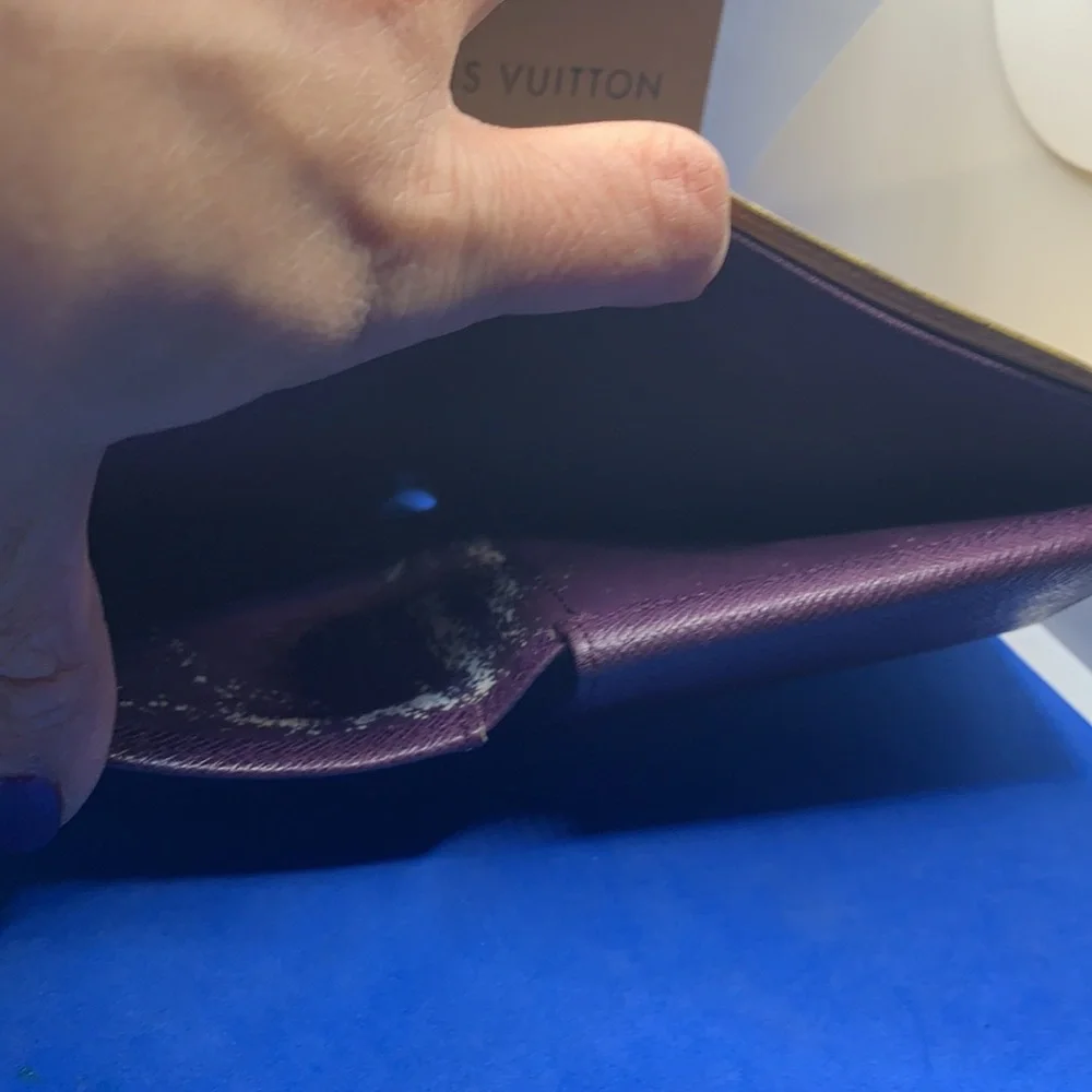 Louis Vuitton vintage‎ Epi leather wallet yellow purple